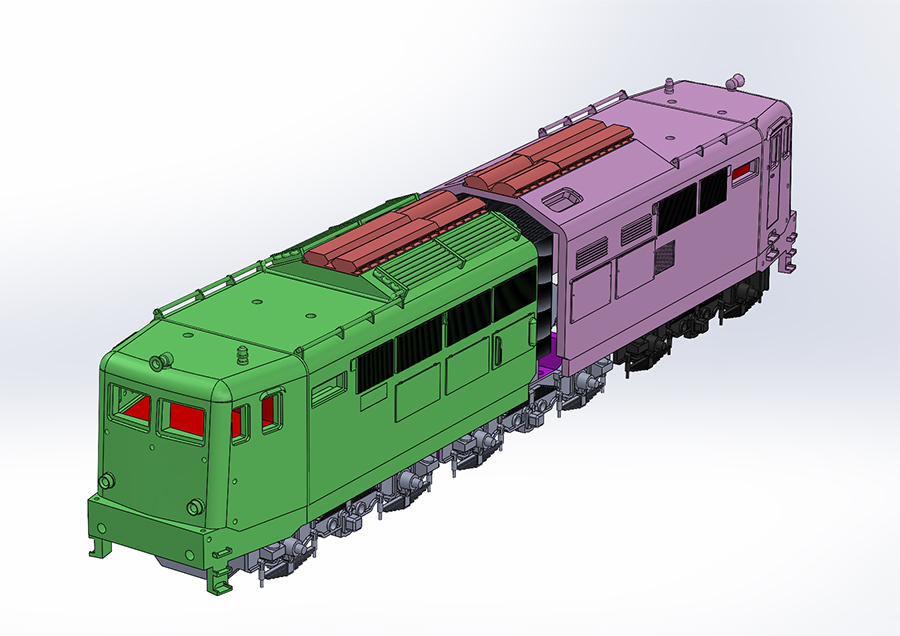 B.SIGN - Locomotiva FS E.646 scala 1:160 Maxrail