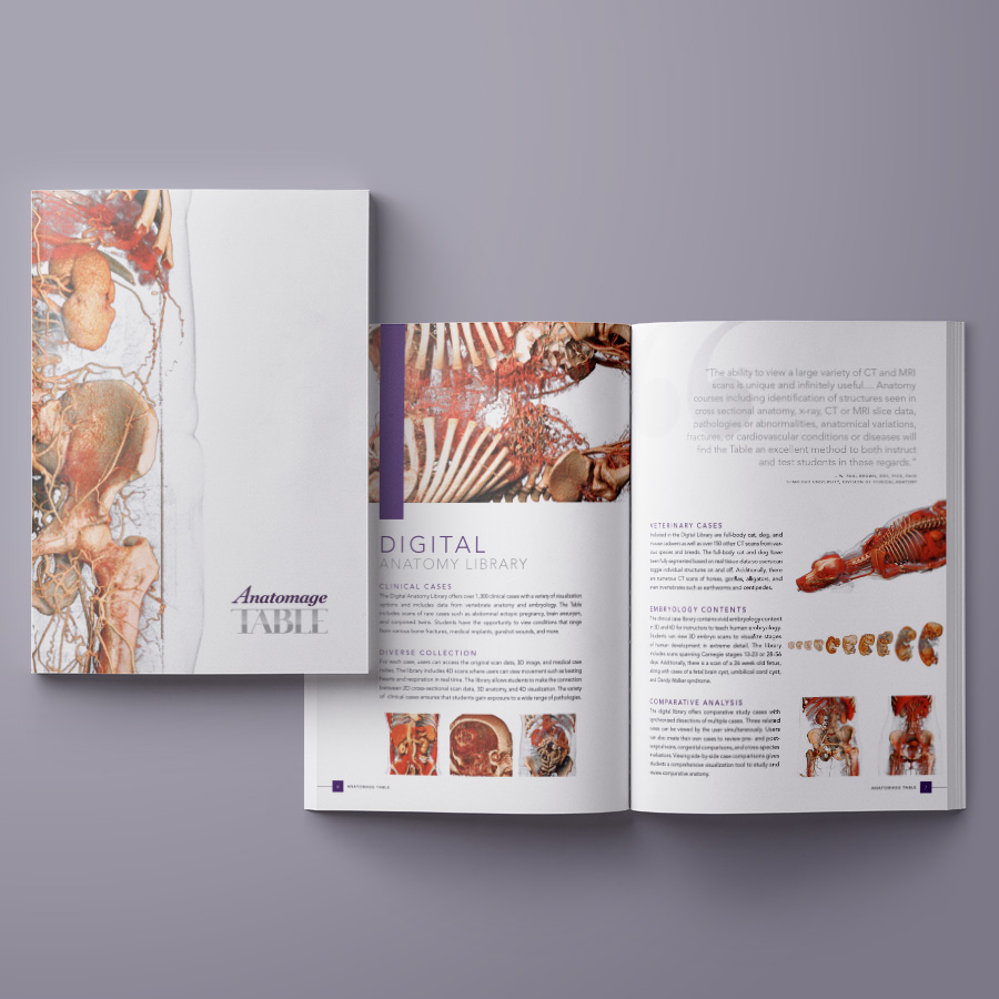 B.SIGN - Progettazione brochure Anatomage